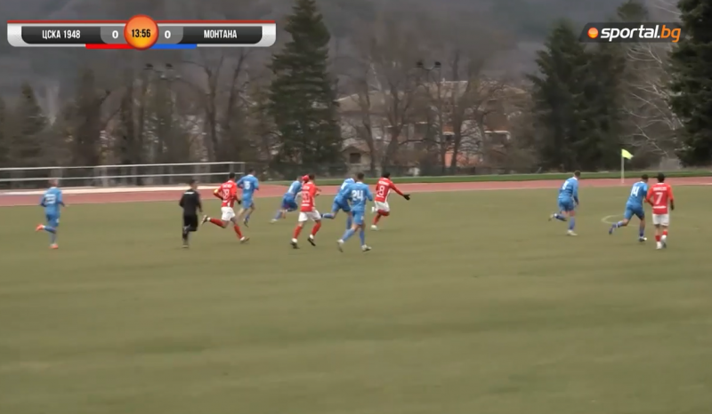 Отборът на Монтана загуби с 1 2 от ЦСКА 1948 в