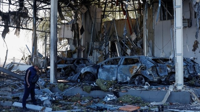 Столицата на Украйна Киев за поредна нощ беше атакувана