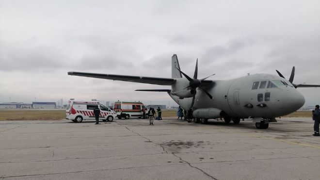 На 15 ноември дежурен екипаж на самолет C 27J Spartan от