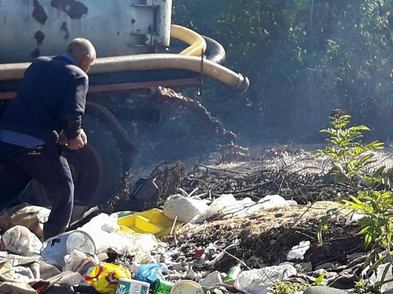 На изключително гнусна гледка се е натъкнал мъж от Роман