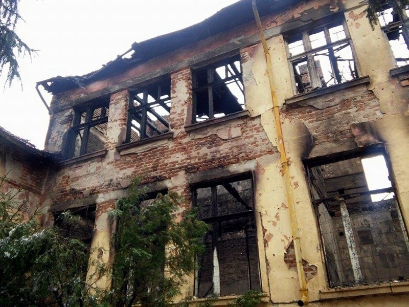 Изоставено училище във Видинско е горяло вчера съобщиха от полицията