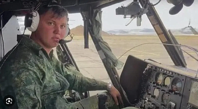 Руски пилот на хеликоптер който дезертира в Украйна преди около