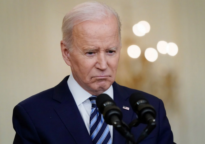 Русия нахлу в Украйна и президентът на САЩ Джо Байдън