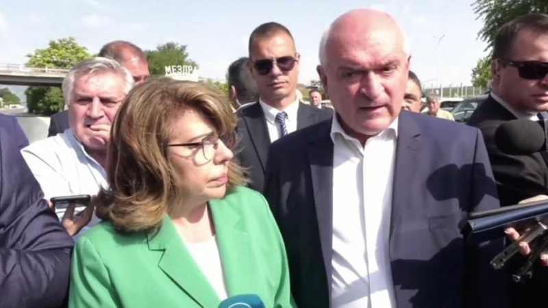 Министър председателят Димитър Главчев и министърът на регионалното развитие и благоустройството