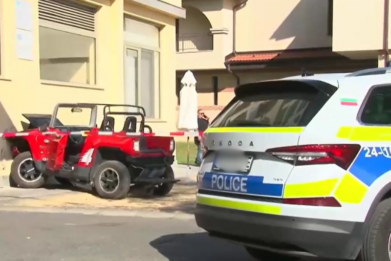 Тийнейджър с АТВ помете 3 деца и 3-ма възрастни в "Слънчев бряг"