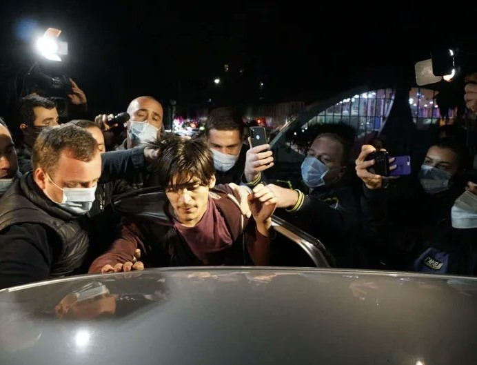 Полицията в Грузия съобщи че 43 души са били освободени