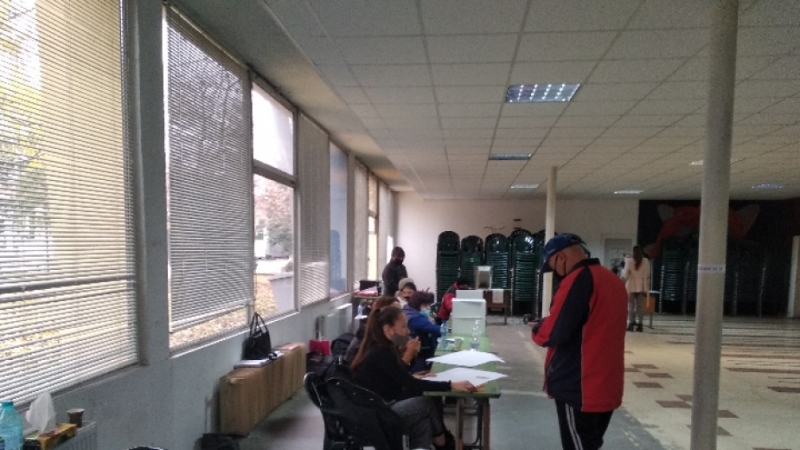 Към 11 часа избирателната активност в област Монтана за двата