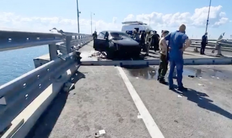 Експлозията на Кримския мост на 17 юли е съвместна операция