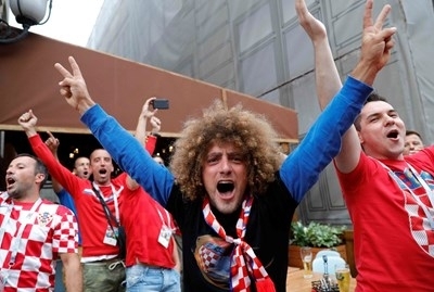 Двубоят Хърватия Англия от полуфинала на Световното първенство по