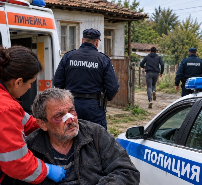 Поредно зверство в Монтанско! Изверг премаза от бой баща си и избяга, полицията го издирва