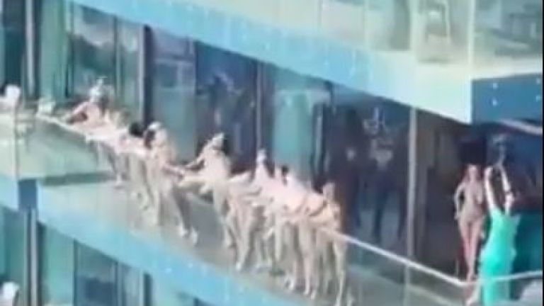 Задържаха 11 украинки, снимали се голи на тераса в Дубай /видео/