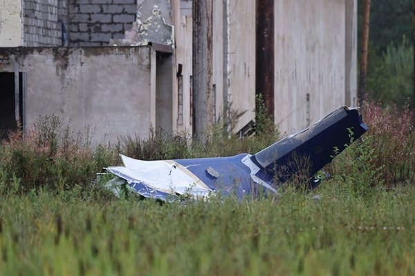 Падането на самолета на Евгений Пригожин е заснето от жители