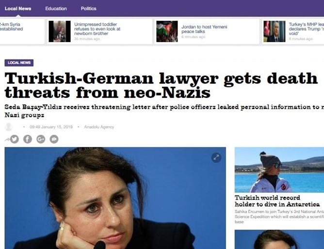Известна адвокатка от турски произход в Германия е получила смъртни