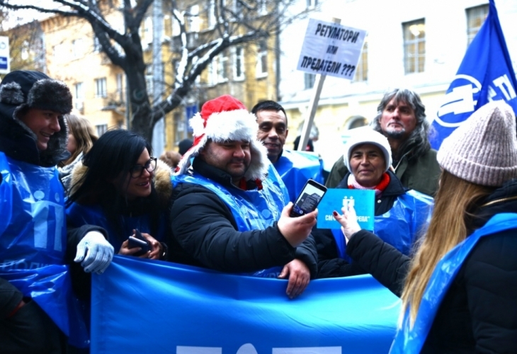 Пълен кошмар е настъпил в центъра на София където в