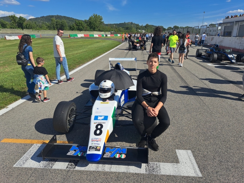 Мартин Стоянов от Враца направи неочакван дебют в италианския Formula