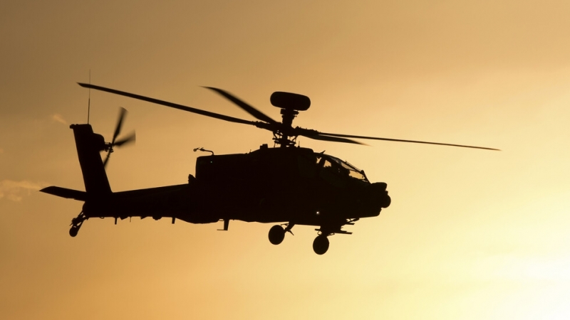 Боен хеликоптер Apache на американската армия се разби близо до