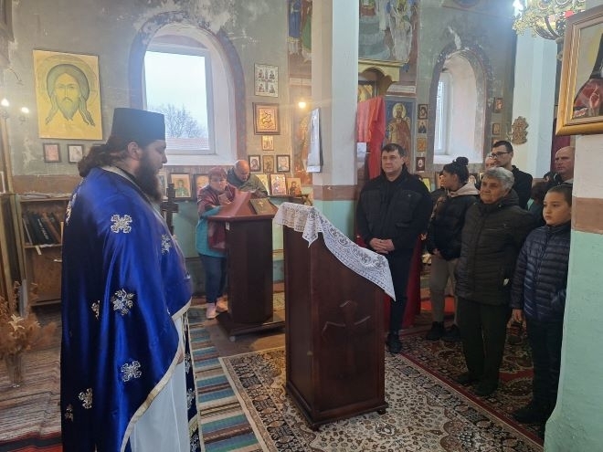 Днес в църква Св Николай в село Борован беше тържествено