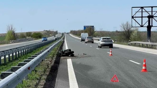 Моторист е в тежко състояние в шуменската болница след катастрофа