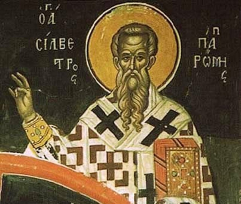 На втори януари Православната църква отбелязва паметта на Св Силвестър