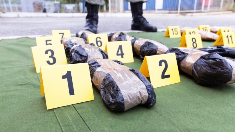 Гранични полицаи откриха 94 пакета с по 500 грама канабис