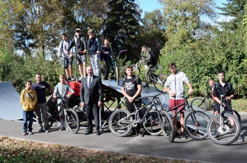 Във Видин бе открита първата скейтборд площадка С поставянето