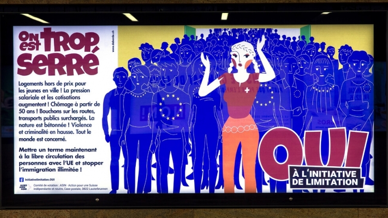 Швейцарските избиратели с голяма разлика 63 срещу 37 на сто