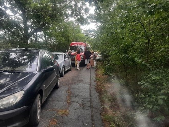 Верижна катастрофа с три коли преди кв Крайморие блокира трафика