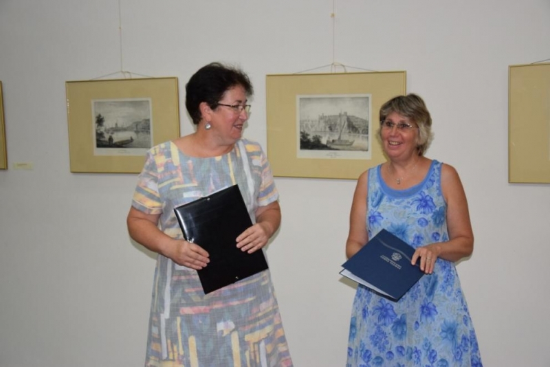 Колекцията от литографии Пейзажи от Долни Дунав отсам и