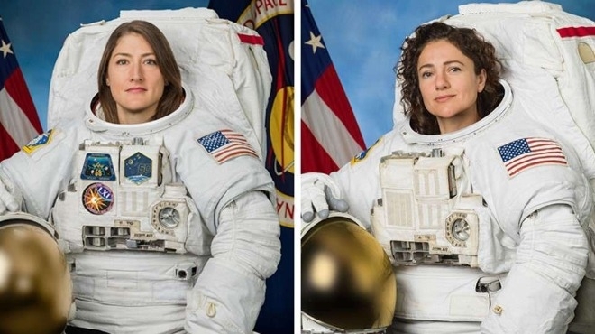 НАСА изтегли по-рано първото изцяло женско излизане в открития космос
