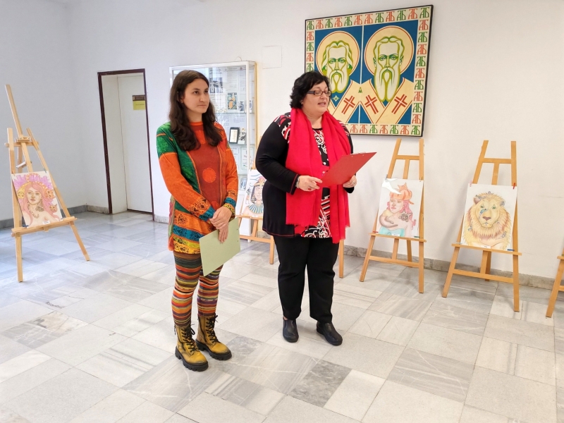 По инициатива на Градската художествена галерия ГХГ внучката на известния