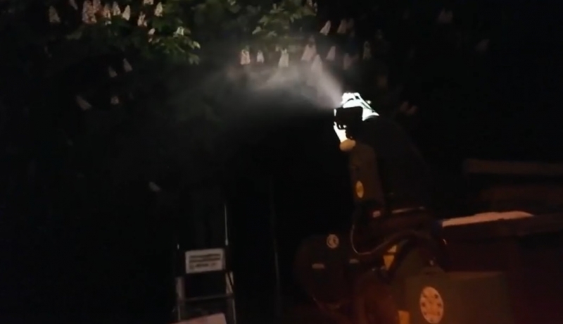 Екипи със специализирана техника обработваха липите в града с препарат