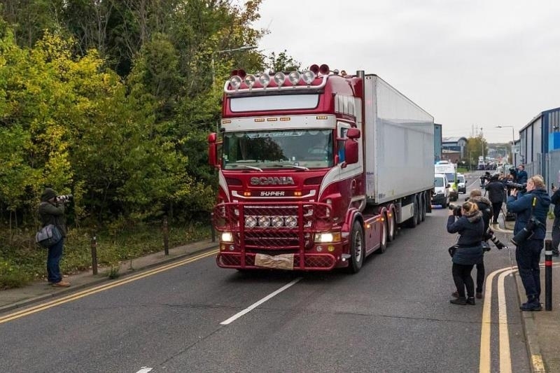 Регистрацията на камиона в който откриха 39 трупа във Великобритания