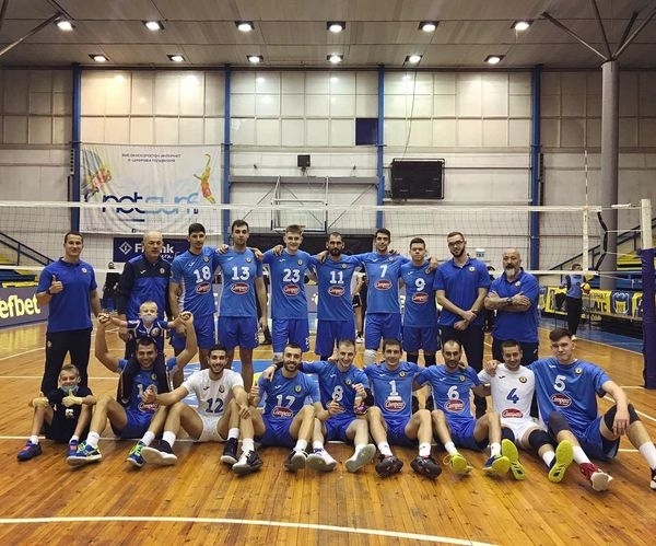 В среща от VIII кръг на волейболната Суперлига отборът на