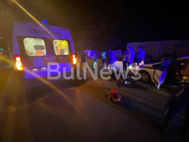 Пътен инцидент е станал преди минути на възлов булевард във