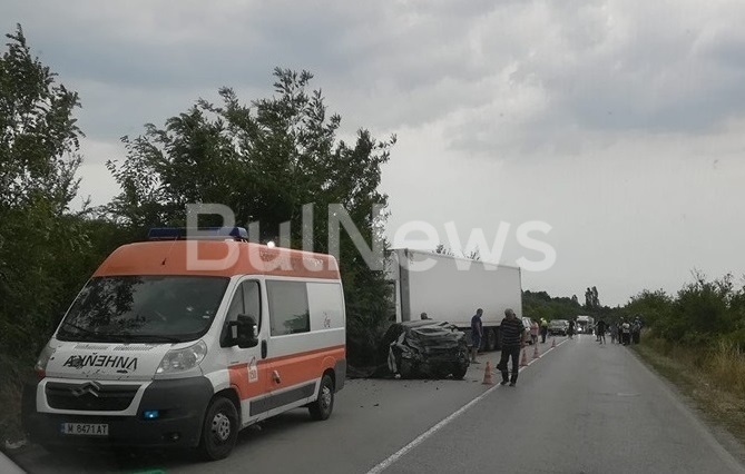 Трагедия! Човек загина при адска катастрофа на Е-79 между Монтана и Видин /снимки/