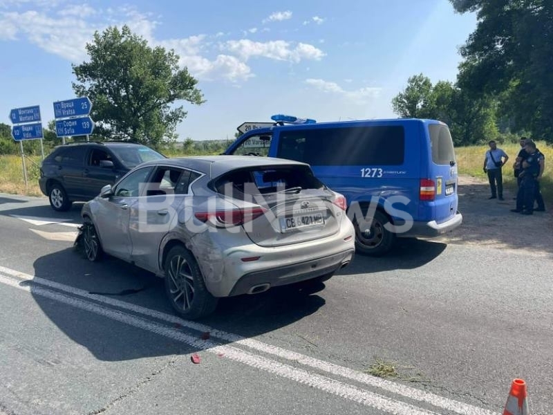Дрогиран шофьор е катастрофирал на Е 79 между Враца и Монтана