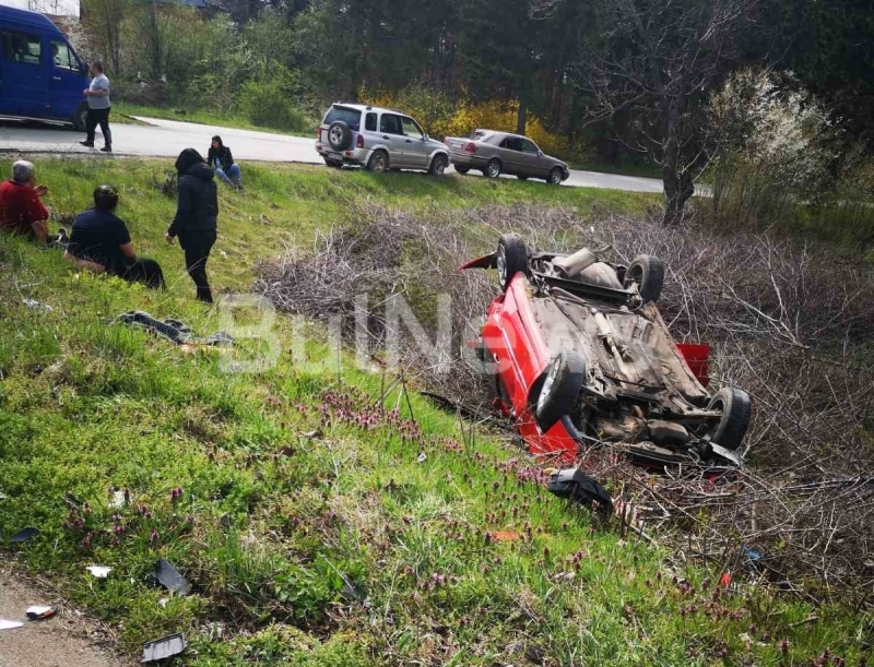 Тежка катастрофа е станала преди минути между врачанските села Борован