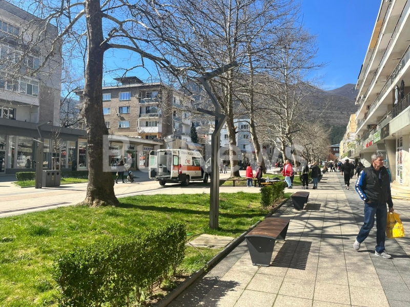 Линейка на сирени влезе в пешеходната зона на Враца популярна