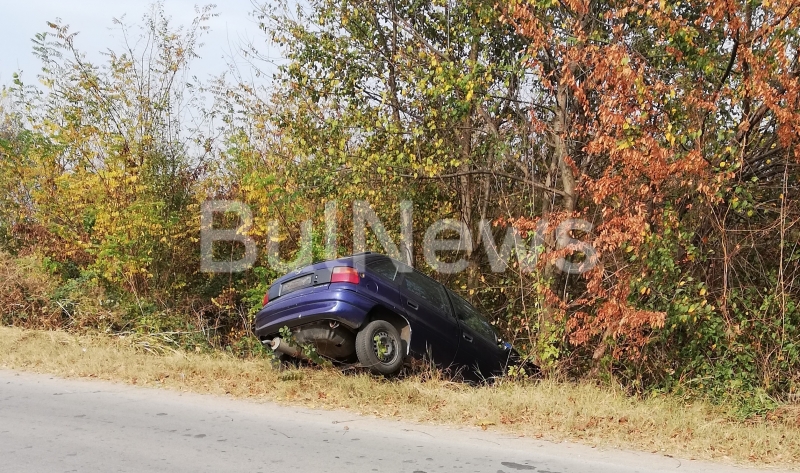 Загадъчна катастрофа е станала вчера край Монтана Катастрофирал лек автомобил Опел