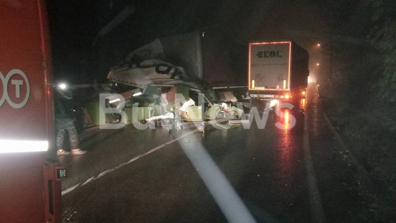 Информационна агенция BulNews bg публикува първи снимки от тежка катастрофа между