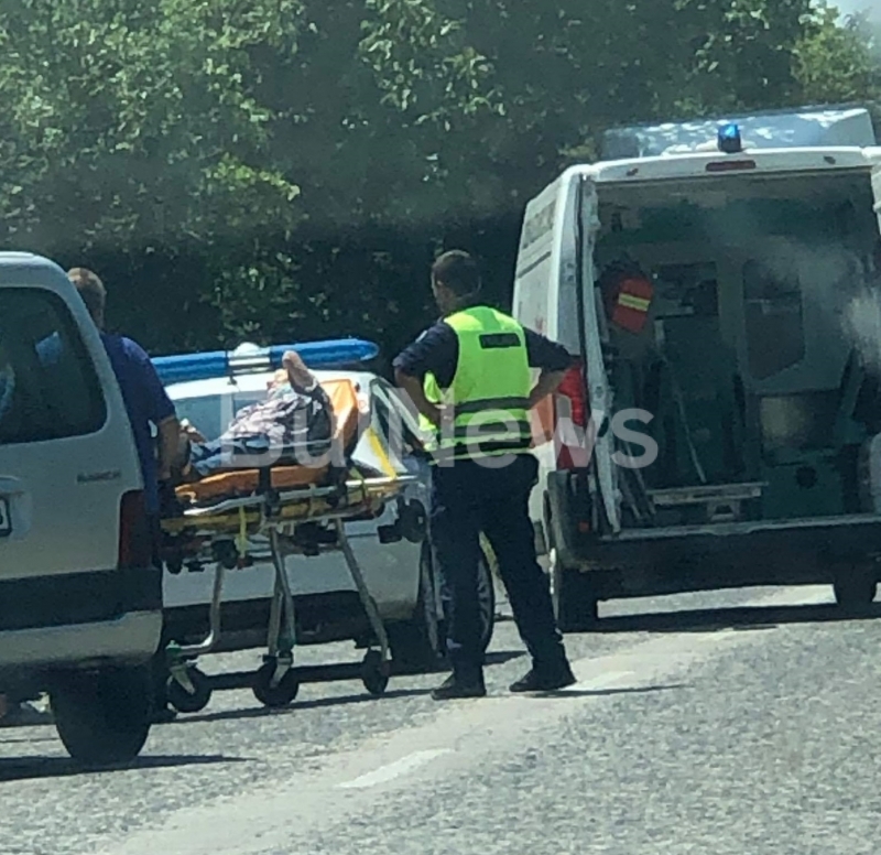 Тежка катастрофа е станала преди минути на пътя Оряхово Враца видя