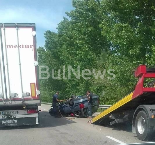 Тежка катастрофа е станала на главен път Е 79 край Видин