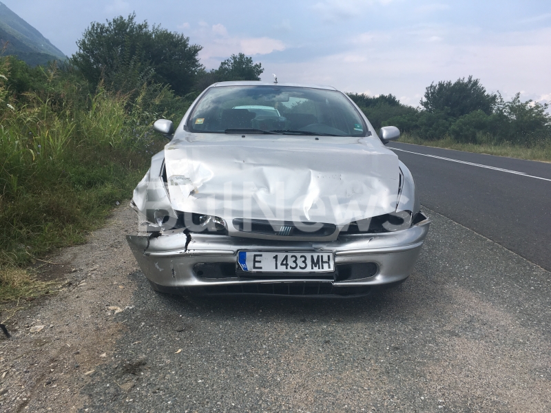 Верижна катастрофа е станала на международния път Е 79 между Монтана