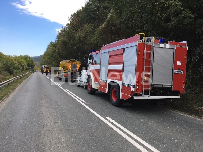 Произшествие с турски ТИР превърна международен път Е 79 между Мездра