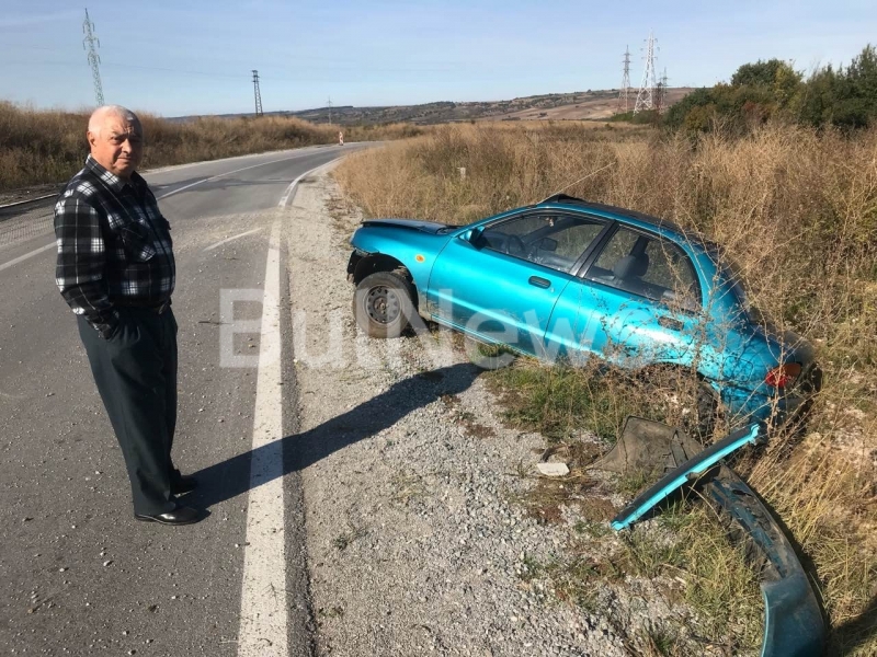 Лек автомобил Мазда с врачанска регистрация се е размазал на