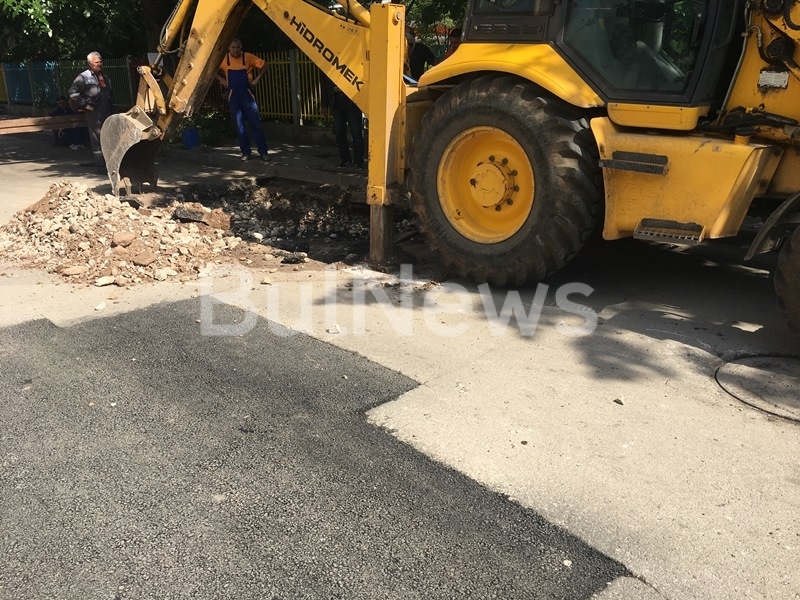 Авария на 10 киловолтов проводник остави голяма част от центъра