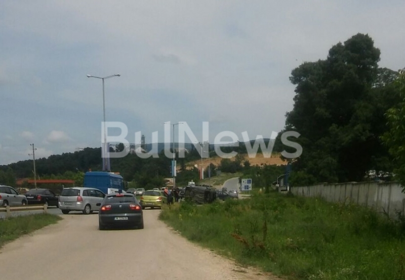 Тежка катастрофа е станала на изхода на Монтана в посока