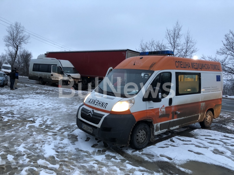 Тежка катастрофа е станала на международния път Е 79 между Монтана