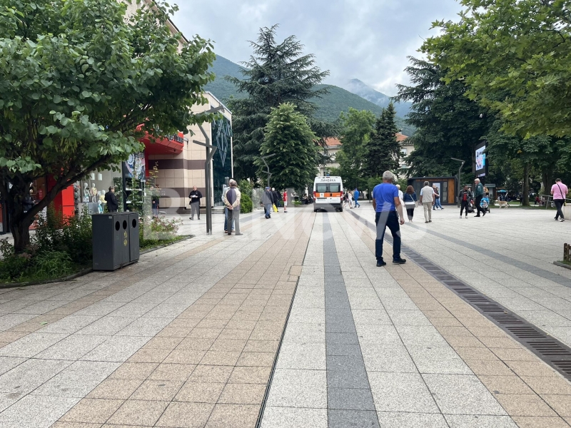 Инцидент в центъра на Враца вдигна накрак екип на спешна