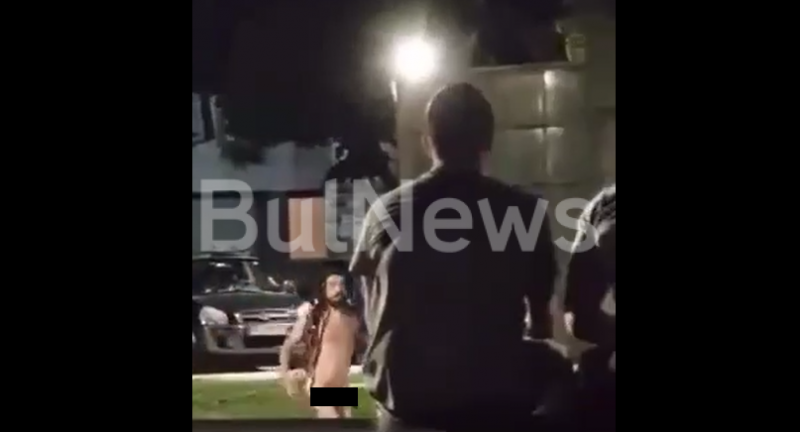 Гол мъж е гонил хора по пл Христо Ботев във